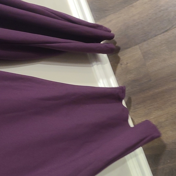 Tiana B purple stretch jumpsuit with bling - Picture 9 of 9